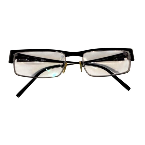 Guess eyeglass metal frames Rectangular Black only GU1525 Frames Only - Picture 2 of 7
